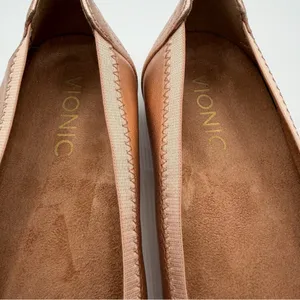 Vionic Caroll Rose Gold Metallic Leather Ballet Flats Womens US 6.5M thumbnail 7
