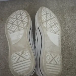 White Converse High-Top Sneakers thumbnail 3