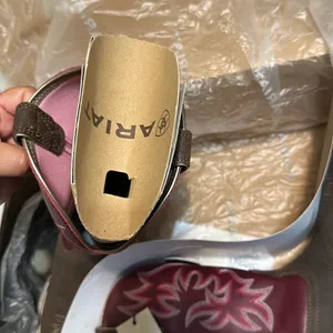Ariat Women's Delilah Western Boot Brown and Pink Western Boots new in box ✨❤️ thumbnail 7