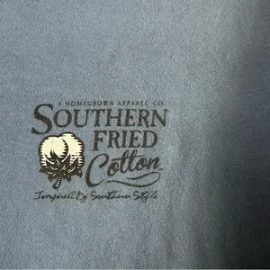 Southern Fried Cotton Sky Blue Long Sleeve Tee thumbnail 2