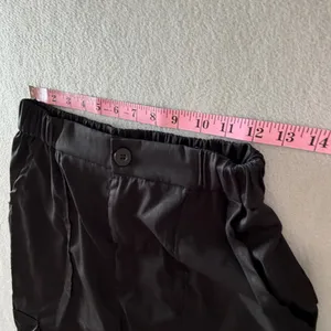 Women's Black Pull On with Button and Zip Closure Pants Size M #260611 thumbnail 4