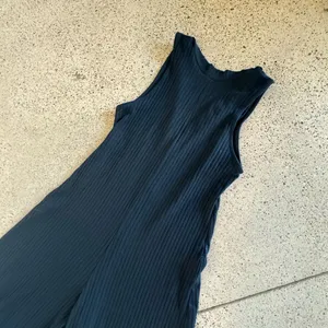 zara jumpsuit. navy thumbnail 2