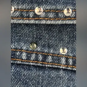 Cali 1850 Denim Mini Skirt with Studded Details thumbnail 7