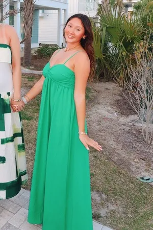 Green Shein Maxi Dress thumbnail 1