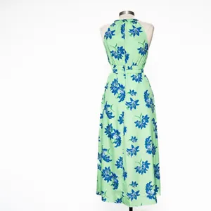 Likely Karrica Maxi‎ Dress Blue Floral Cut Out Print thumbnail 5