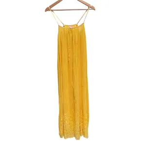 HAH Mad Maxi‎ Dress Lemon Drop Sleeveless Cocktail Wedding Guest Garden Party XS thumbnail 2