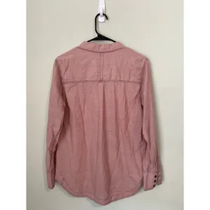 New Free People Pink Long Sleeve Button Down Shirt Women’s Small thumbnail 3