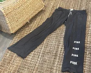 Pink Victoria’s Secret Grey Lounge Pants Size XS thumbnail 1