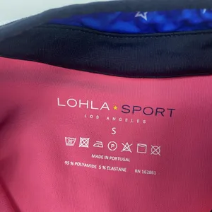 LOHLA SPORT Pullover Womens Small Pink‎ Quarter Zip Chevron Golf Long Sleeve thumbnail 8