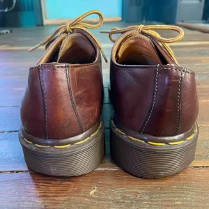 Rare 80’s DR. MARTENS Made in England 3-eye Brown Oxfords AW 1484 - M 9, W 10 thumbnail 6