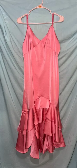 Lulus Jana High-Low Ruffle Maxi Dress thumbnail 1