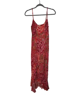 🌺 Free People Intimately Forever Yours Smocked Slip Maxi Dress Small 🌺‎ thumbnail 2