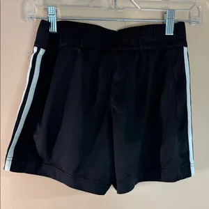 adidas Black Shorts with White Side Stripes thumbnail 5