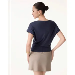 OGL Dew Sky Blue Short Sleeve Top Soft Stretch Minimalist Tee Medium M New thumbnail 8