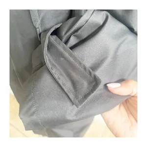 Bernardo Hooded Rain Coat Womens Medium Black Waterproof Full Zipper Gorpcore thumbnail 7