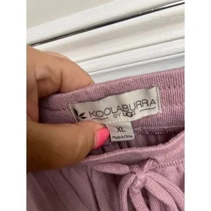 Koolaburra by UGG Women Sandwash Interlock Wide‎ Leg Pants Faded Rose size XL thumbnail 3