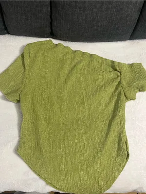 SHEIN Olive Green Wide-Leg Pants & Matching Short Sleeve Top size M thumbnail 2