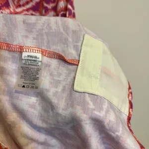 Title Nine Dress Sleeveless Cowl Neck Pink Orange Geometric‎ Womens Small thumbnail 5