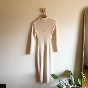Abercrombie & Fitch Long Sleeve Collared Knit Dress Size XS thumbnail 5