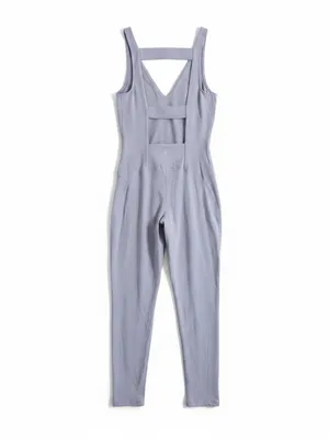 Free People Movement Never Better One-Piece Women Small Lilac NWT‎ Strappy Back thumbnail 5