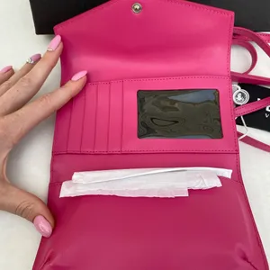 Versus by Versace Pink Leather Wallet Bag w/Medusa thumbnail 9