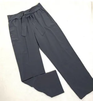 Tahari Dark Gray wide leg pants size Petite Medium thumbnail 1