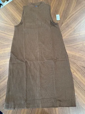 NWT OLD NAVY BROWN DRESS thumbnail 1