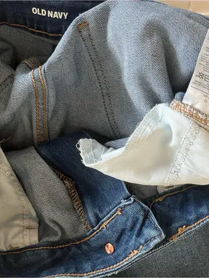 Old Navy Blue Denim Cuffed Jean Women’s Shorts thumbnail 5