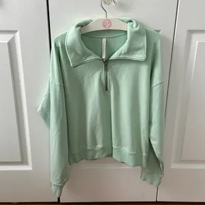 Aritzia The Group Babaton Mint Half Zip Pullover thumbnail 2