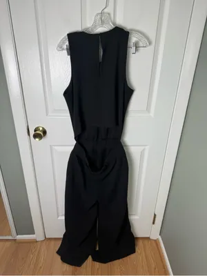 Spanx AirEssentials French Rib Jumpsuit in Black M thumbnail 3