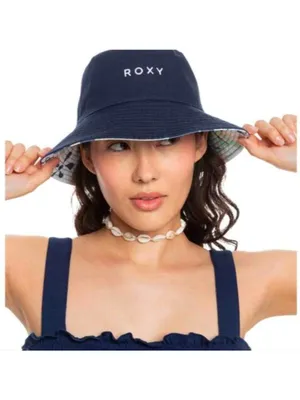 ROXY Jasmine Paradise Reversible Bucket Hat Size S/M thumbnail 2