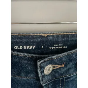 Old Navy Jeans High Rise Wow Wide Leg size 6 Boho Clean Minimalist‎ Cropped thumbnail 3