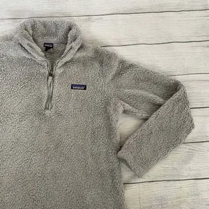 Patagonia Los Gatos 1/4 Zip Jacket Quarter Zip Fleece Pullover Size Medium Grey thumbnail 3