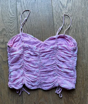 Isabelle’s Cabinet Electric Love Pink Floral Top Size S thumbnail 3