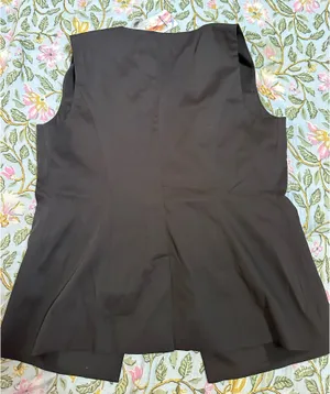 PRETTYGARDEN Black blouse vest thumbnail 5
