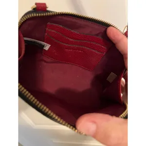 Marc Jacobs Crossbody Bag Women Small Red Pebbled Leather Camera Bag‎ thumbnail 4
