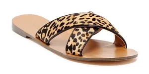 J.Crew Sandal Criss Cross Slides SeaSide 6 thumbnail 1