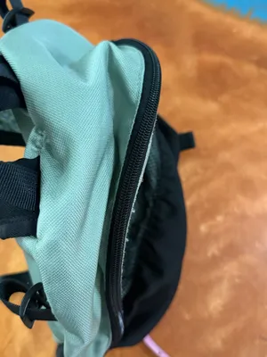 Vtg Sherpani Mint Green Black Daisy Accent Mini Backpack adjustable straps thumbnail 4