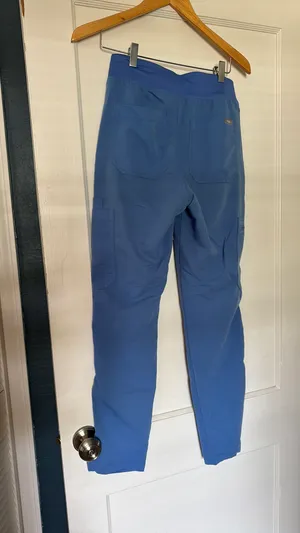 FIGS ceil blue Catarina scrub top and yola pants set thumbnail 2