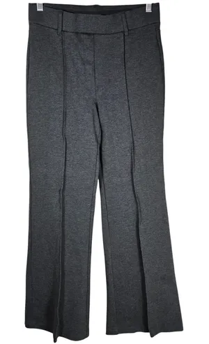 Quince Ultra-Stretch Ponte Flare Leg Pants‎ Charcoal Gray Womens Size Medium thumbnail 1