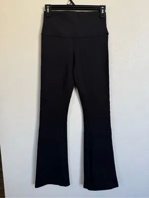 Alo Yoga Black High Waist Bootcut Full Length Leggings Small thumbnail 3