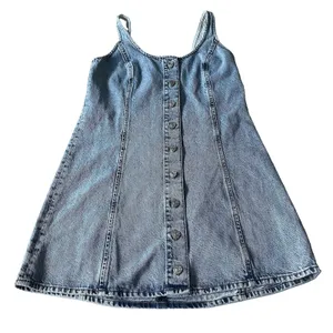 NWT FRAME The Shift Denim Dress Light Blue Wash Size 6 thumbnail 4