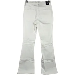 J Crew‎ Full Length Flare Jeans White Signature Stretch Size 25 thumbnail 2