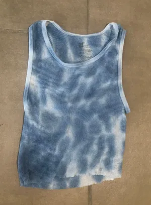 Tie Dye Tank Blue thumbnail 1