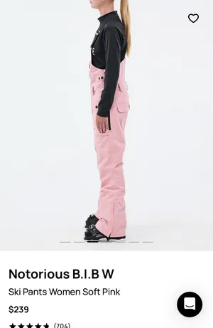 Pink Dope Snow Ski Bibs thumbnail 3