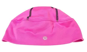 Lululemon‎ Hot Pink Ponytail Hole Athletic Stretch Cap One Size thumbnail 1