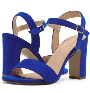 Royal Blue Heels Size 8 thumbnail 3
