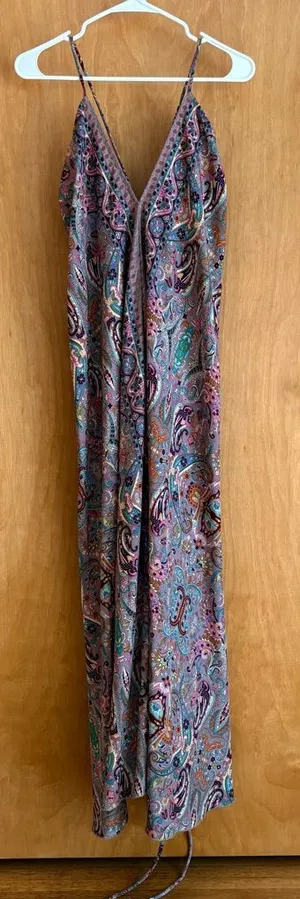 rajasthan collection by iskra Paisley Print Maxi‎ Dress OS thumbnail 1