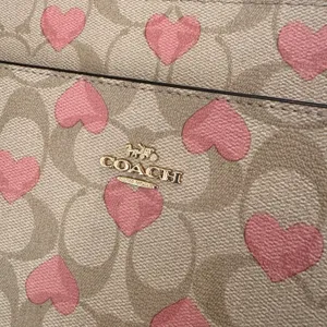 coach Laptop Sleeve In Signature With Heart Print cp374 thumbnail 3