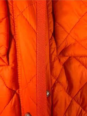 Lauren Ralph Lauren hunter orange quilted puffer vest size medium thumbnail 6